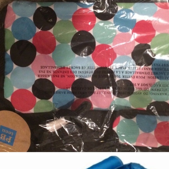 NWT Pottery Barn Teen Gear Up Polka Dot Messenger - Picture 1 of 2